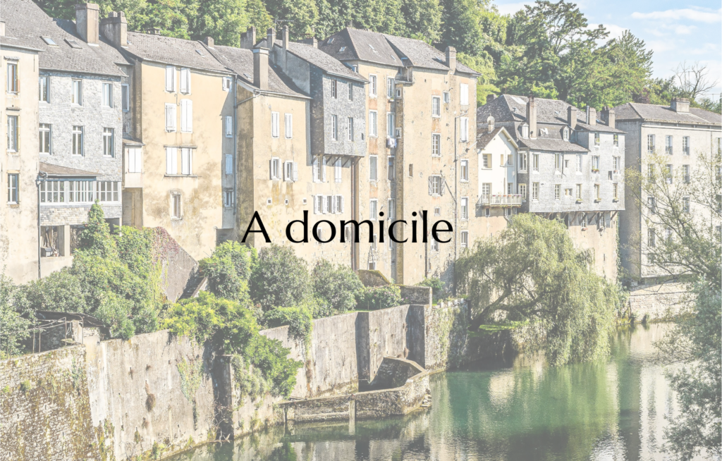 réservation à domicile