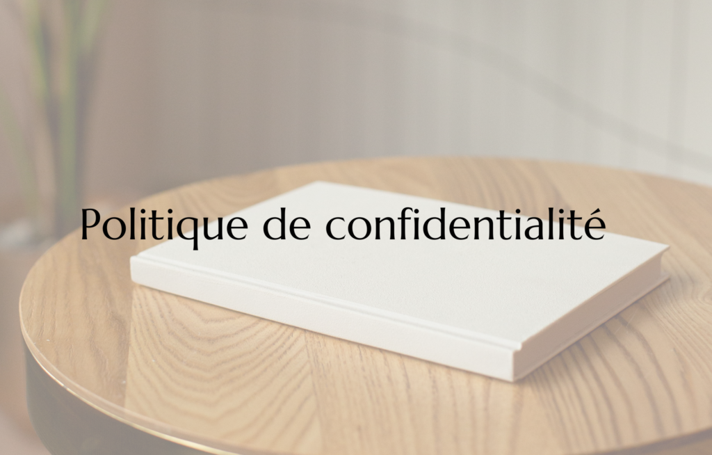 lien politique de confidentialité liées aux conditions de vente